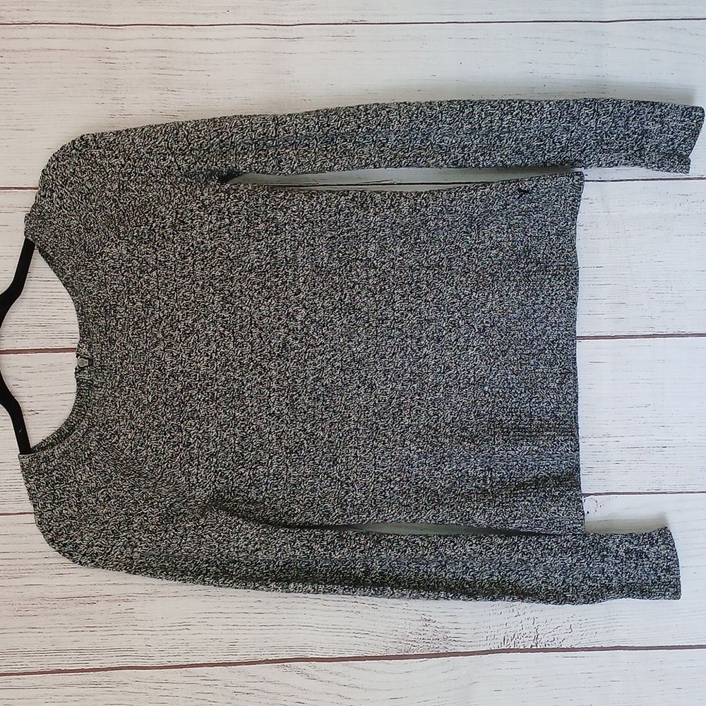 American Eagle zipper back gray sweater size extra small